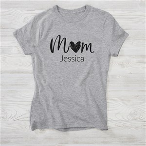 Mom  Mini Me Personalized Ladies Fitted T-Shirt - 45876-FT