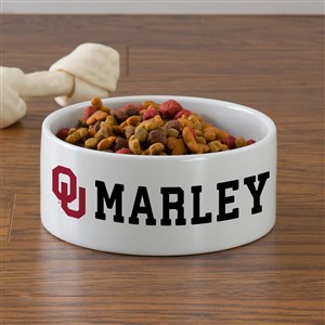 NCAA Oklahoma Sooners Personalized Dog Bowl- Large - 47043-L