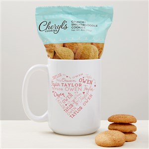 Close To Her Heart Personalized 15 oz. Coffee Mug with Cheryls Cookies - 47613