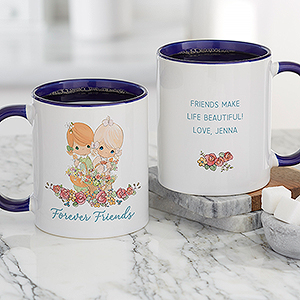 Precious Moments Friendship® Personalized Coffee Mug 11 oz.- Blue - 48338-BL