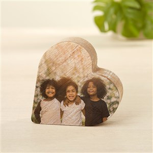 No Place Like Personalized Grandparents Photo Wooden Heart - Small - 49435-S