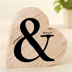 You  I Personalized Wooden Heart - Large - 49437-L