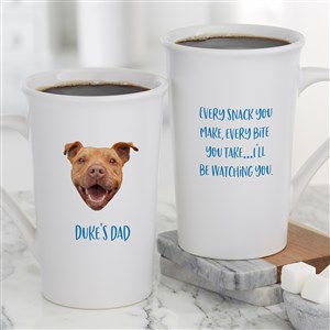 Photo Face For Him Personalized Latte Mug 16 oz.- White - 49507-U