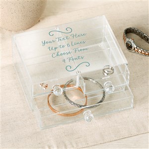 Write Your Own Personalized Acrylic Jewelry Box - 49522