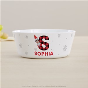 The Elf on the Shelf® Plaid Personalized Kids Bowl - 49582-B