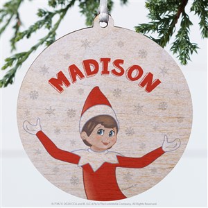 The Elf on the Shelf® Personalized Ornament- 3.75 Wood - 1 Sided - 50078-1W