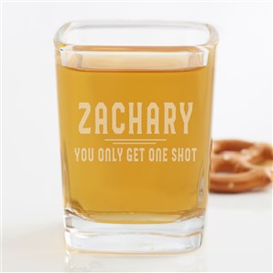 Classic Man Personalized Shot Glass - 50274