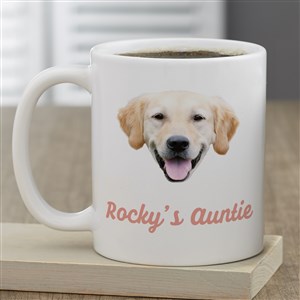 Pet Photo Face Cutout Personalized Coffee Mug 11 oz.- White - 50283-S