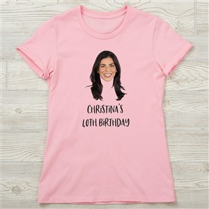 Photo Face Cutout Personalized Next Level™ Ladies Fitted Tee - 50287-NL