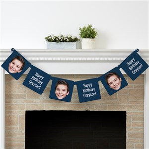 Photo Face Cutout Personalized Paper Banner - 50303