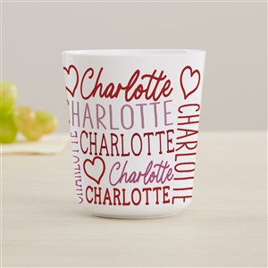 Repeating Name Heart Personalized Kids Cup - 50579-C