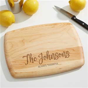 Seasonally Script Personalized Maple Bar Board- 8x11 - 51524