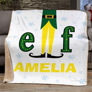 Elf® Personalized 50x60 Sherpa Blanket - 51709-S