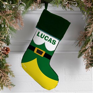 Elf® Personalized Green Christmas Stockings - 51723-G