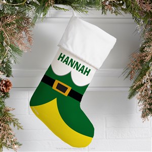 Elf® Personalized Ivory Christmas Stockings - 51723-I