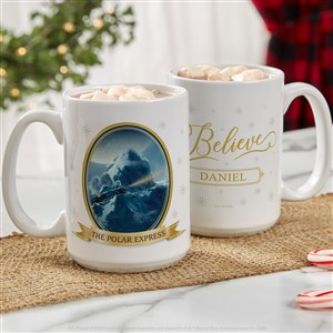 Polar Express Personalized Christmas Mug 15 oz.- White - 51735-L