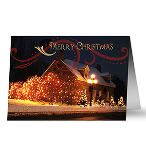 Holiday Home Premium Christmas Card - 6164-P