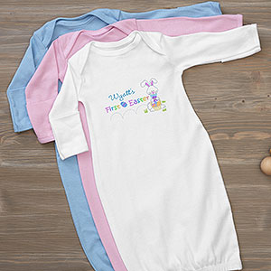Babys First Easter Personalized Baby Gown - 6702-G