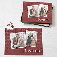 I Love Us Personalized Photo Puzzle - 23523