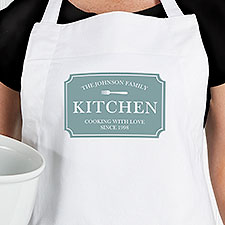 Family Market Personalized Apron  Potholder - 23671