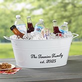 Personalized Beverage Tub - Family Name - 24165