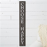 Personalized Rustic Vertical Wooden Sign - 24938