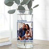 Picture Perfect Personalized 7.5-inch Family Photo Vase - 25749