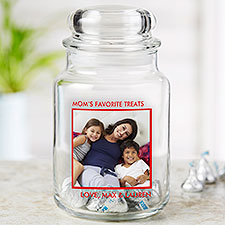 Personalized Photo Candy Jar for Mom - 26012