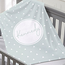 Simple  Sweet Personalized Baby Blankets - 26206