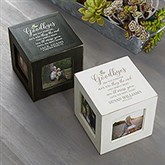 Goodbyes Personalized Memorial Photo Cubes - 26242