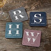 Lavish Last Name Personalized Coasters - 26526