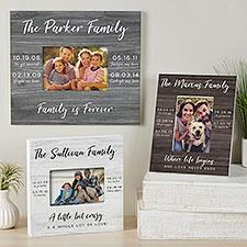 Memorable Dates Personalized Wall Frames - 27285