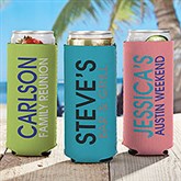 Bold Name Personalized Slim Can Cooler - 27456