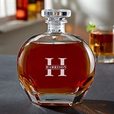 Luigi Bormioli Lavish Last Name Engraved Whiskey Decanter - 28101