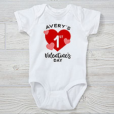 First Valentines Day Personalized Baby Clothes - 28468