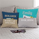 Color Medley Personalized Kids Book Pocket Pillow - 28645