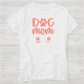Dog Mom Personalized Ladies Shirts - 28845