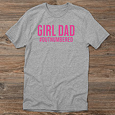 Girl Dad Personalized Dad Shirts - 29283