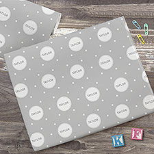 Simple  Sweet Personalized Baby Wrapping Paper - 29695