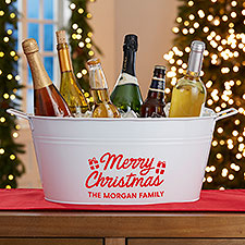 Christmas Icons Personalized Beverage Tub - 29908