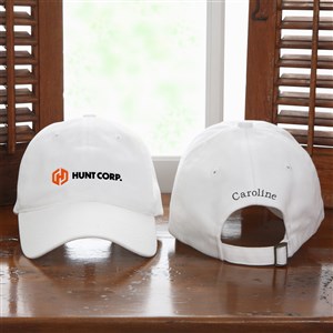 Personalized Logo Cap-White - 15243