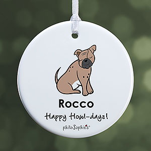 Personalized Bulldog Ornament by philoSophie