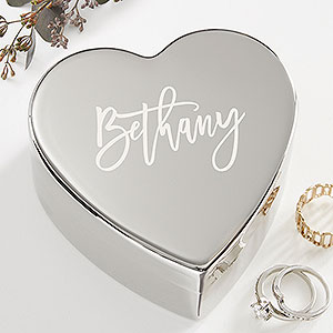 Silver Heart Box