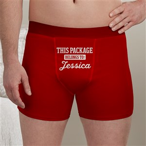 This Package Belongs To Personalized Boxer Shorts  - 50921