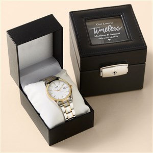 Men's Personalized Watch Box and TFX by Bulova Watch Gift Set - 53021