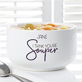 Soup Puns Personalized 14 oz. Soup Bowls - 30217