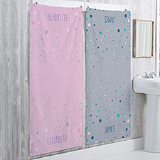 Bubbles Personalized Bath Towels - 31018