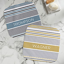 Turkish Stripes Personalized Washcloth - 31099