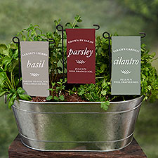 Herb Garden Personalized Mini Garden Flag - 31134