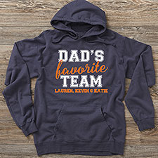 Dads Favorite Team Personalized Mens Sweatshirts - 31159